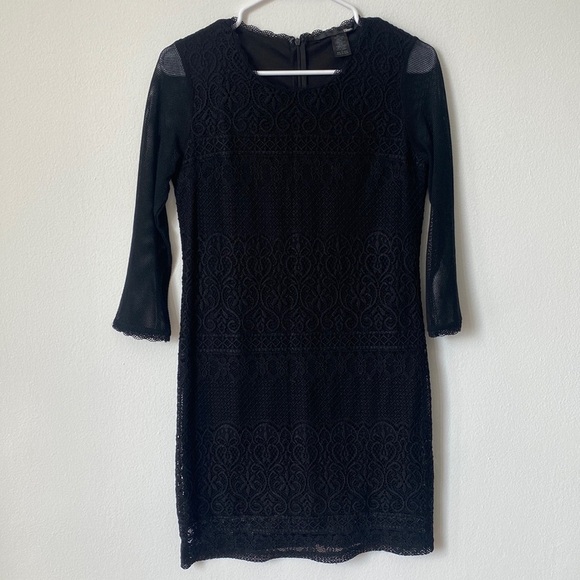 Ellison Black Lace Dress Size Small - Picture 1 of 6